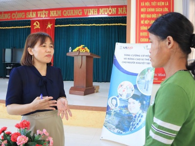 Quang Tri: Communication event on independent living and policies related to persons with disabilities